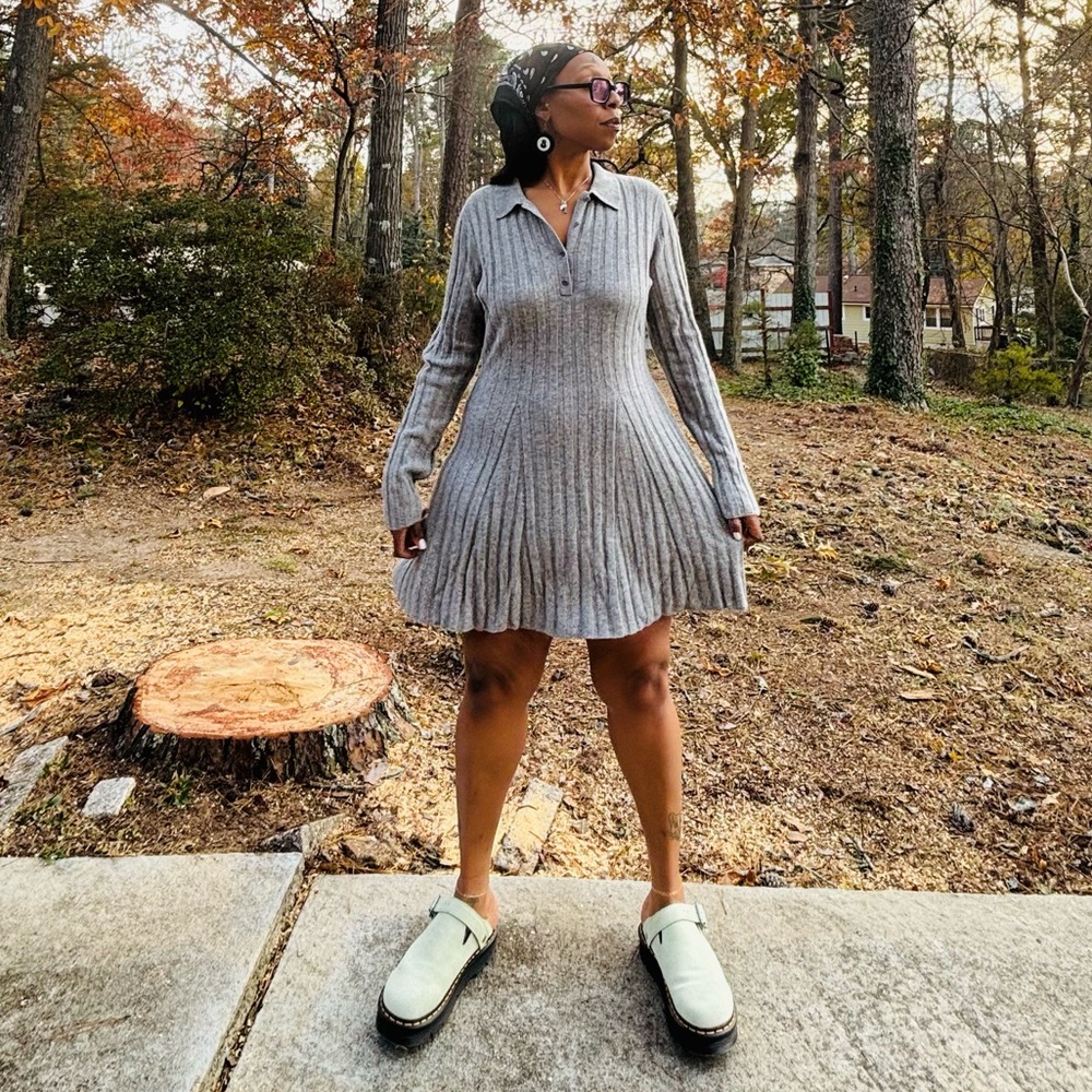 Reformation Cashmere Long Sleeve Dress